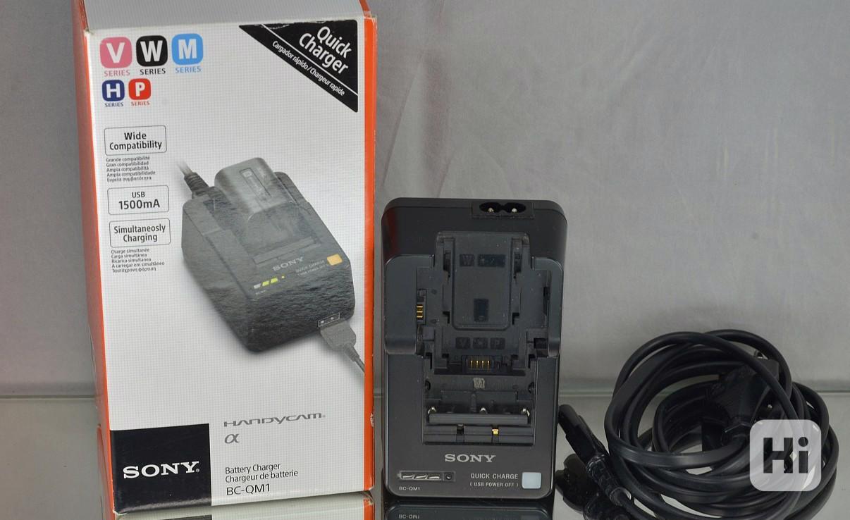 Sony BC-QM1 nabíječka pro aku série H,P,V,M,W*USB* - foto 1