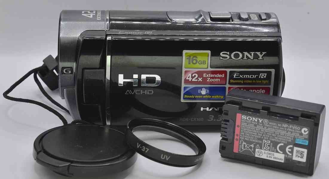 videokamera: SONY HDR-CX160 **Full HDV*30 Op. Zoom