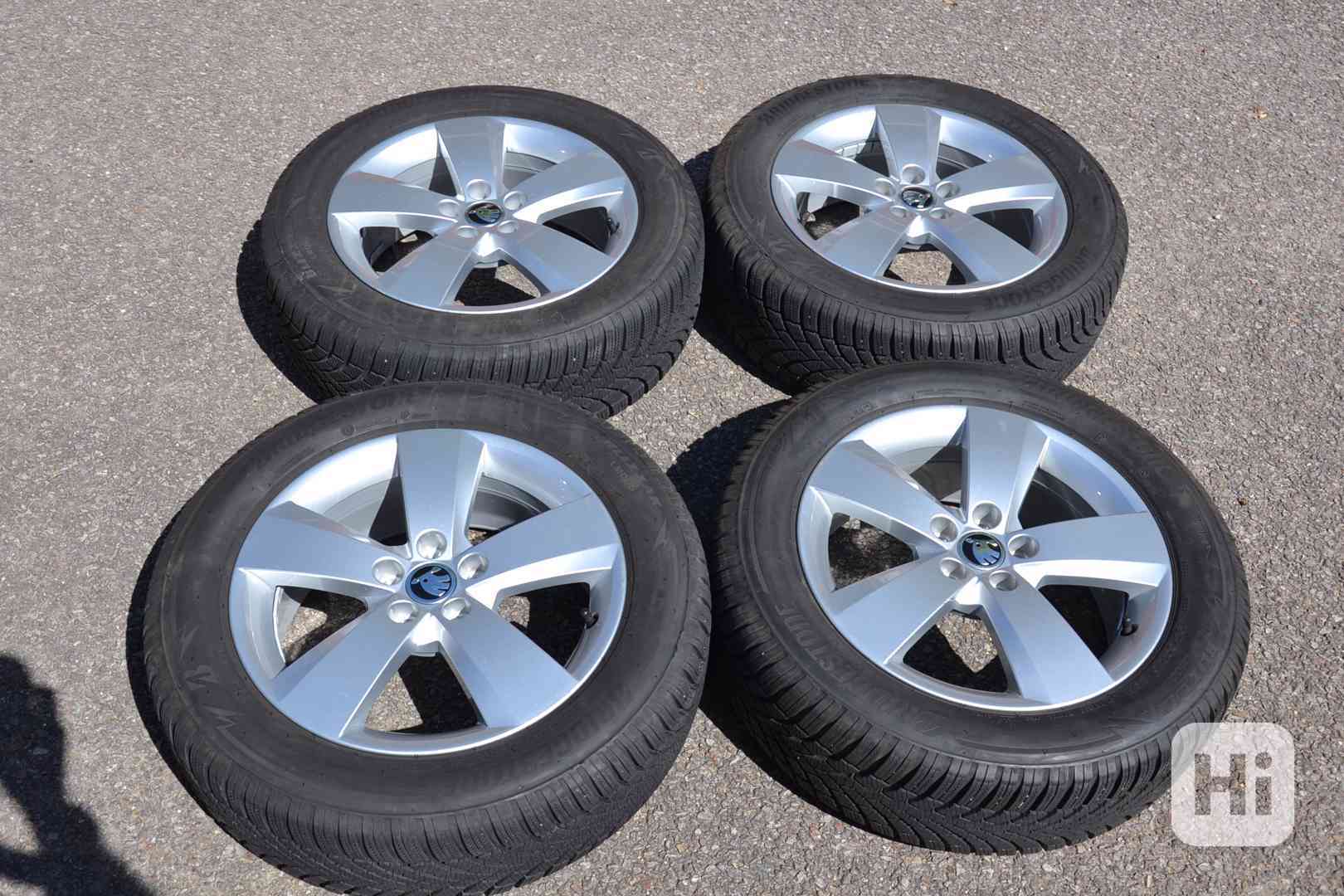 NOVÁ zimní ALU sada Š.Kamiq/Scala+195/60R16 Bridgestone - foto 1