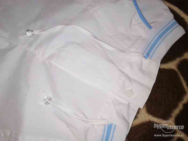 Bílé široké kraťasy/ kalhotová minisukně - foto 2