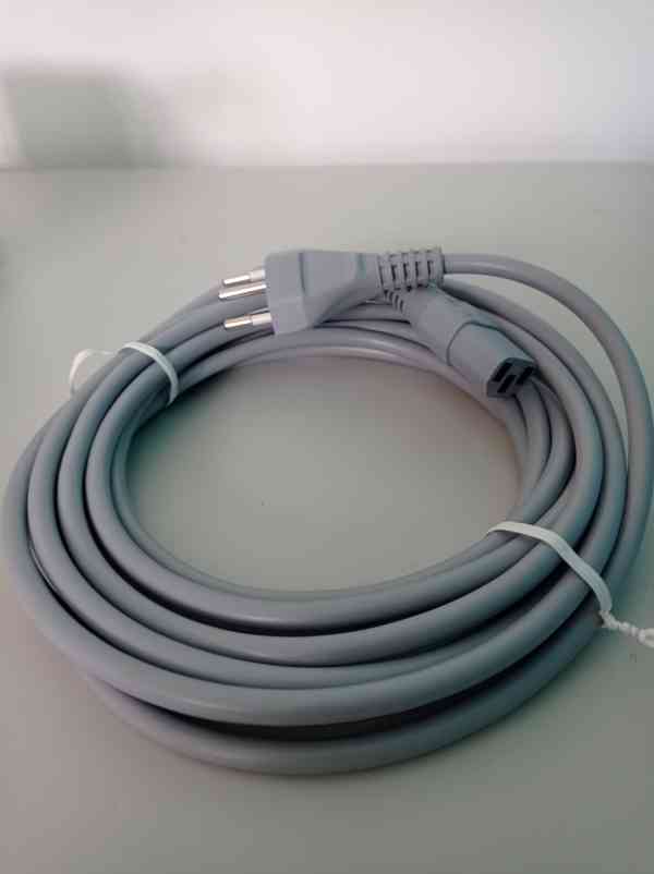 Napájecí kabel Typ J, IEC C13, 10A, 5m, šedá - foto 1