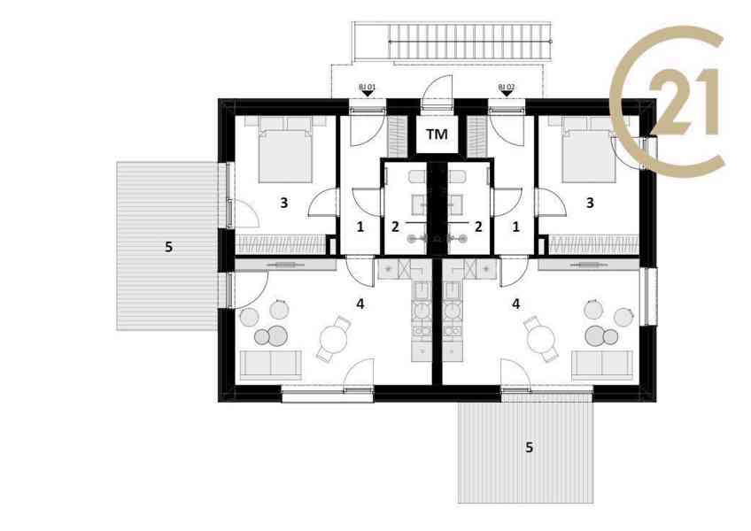 Prodej, Apartmány,  48 m2 - pozemek od 150 m2 - foto 7