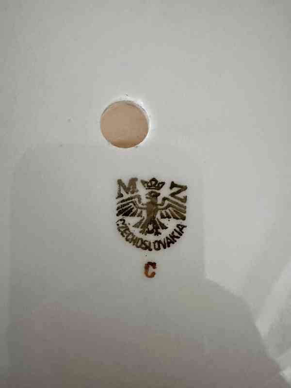 Retro porcelánový etazér, patrový talír - foto 5