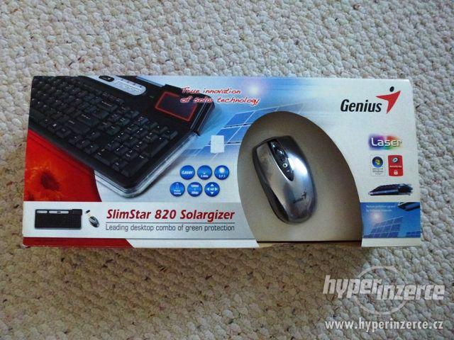 Klávesnice s myší - Genius SlimStar 820 Solargizer - foto 1