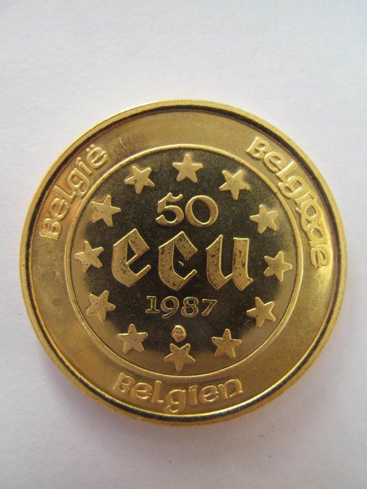50 ECU Belgien 1987