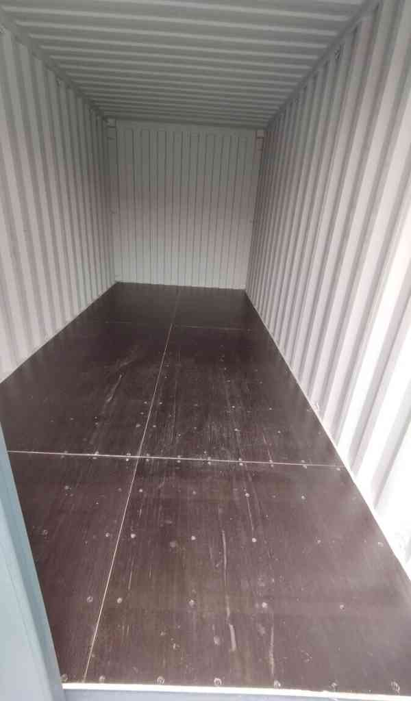 Lodní 20 ft kontejner po jedné cestě v barvě antracit - foto 9