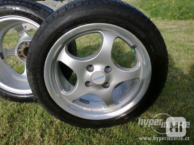 4 krásná Alu kola Borbet (Germany) 7Jx15H2, gumy Michelin - foto 1