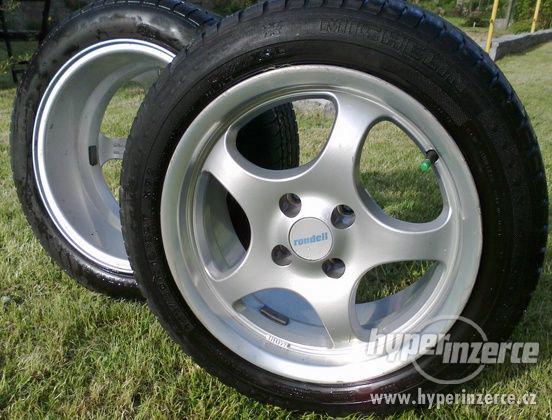 4 krásná Alu kola Borbet (Germany) 7Jx15H2, gumy Michelin - foto 4