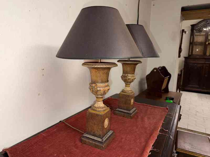 Starožitné párové lampy - foto 3