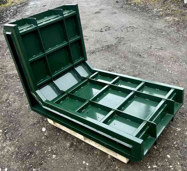 Forma L150x99x100 na opěrné zdi typu L, elka, beton, lego,  - foto 3