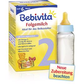 Bebivita 2 Folgenmilch - Pokračující mléčná kojenecká výživa - foto 1