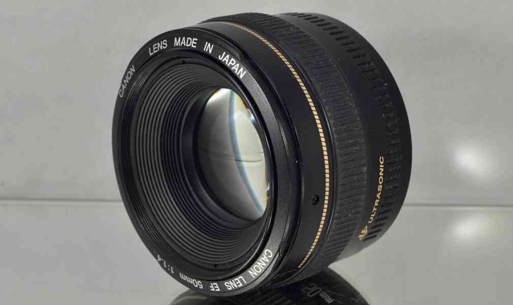 Canon EF 50mm f/1.4 USM *full-frame Pevný Objektiv - foto 4