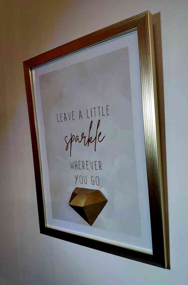 Originální zlatý 3D obraz z Čech  - foto 3