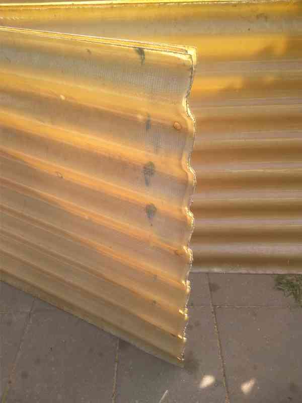 Sklolaminátové vlnovky cca 3000x850 mm  - foto 5