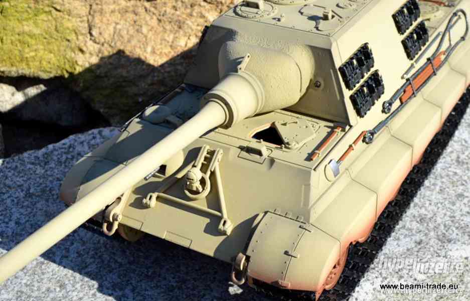 Nový RC model tank JAGDTIGER - INFRARED 2.4 GHz  PROFI - foto 7