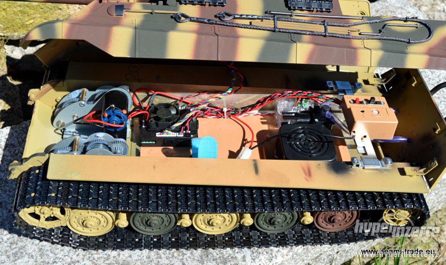 Nový RC model tank JAGDTIGER - INFRARED 2.4 GHz  PROFI - foto 8