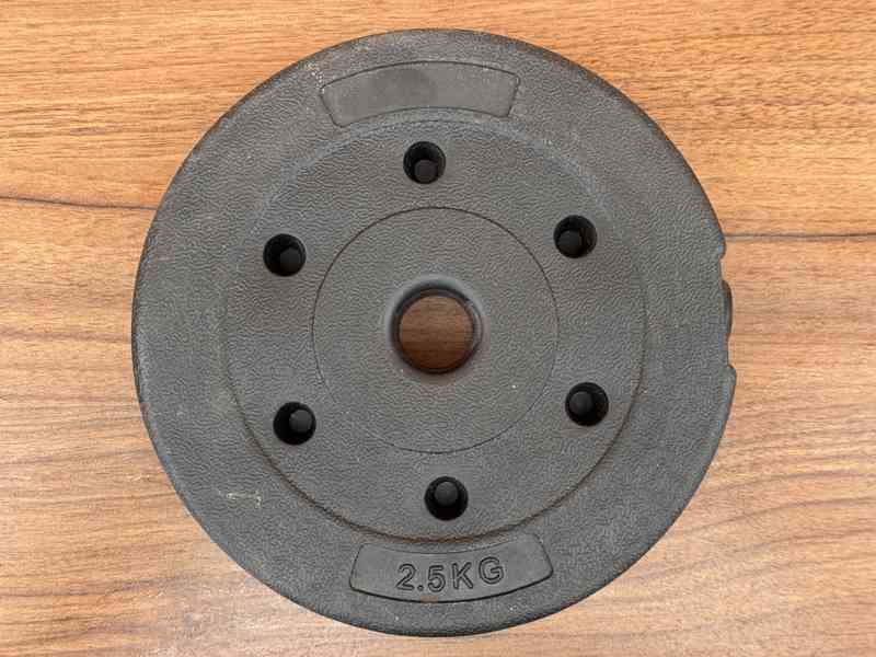 Nastavitelné jednoruční činky – cca 30 kg - foto 8