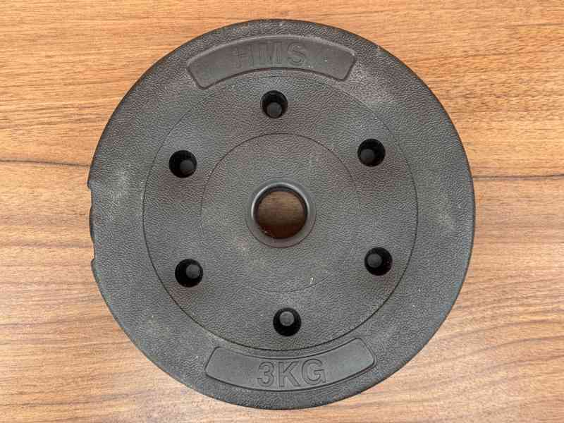 Nastavitelné jednoruční činky – cca 30 kg - foto 7