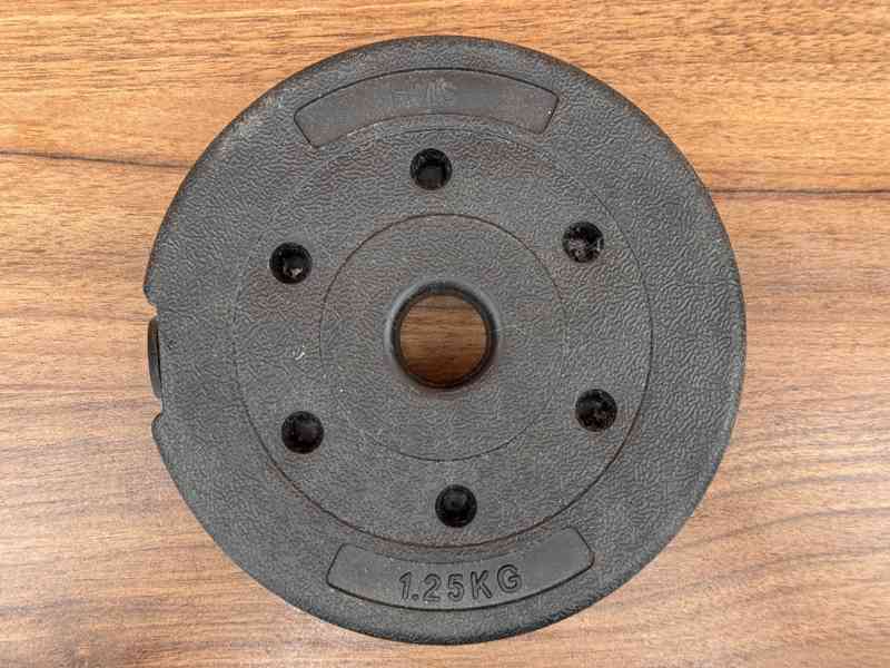 Nastavitelné jednoruční činky – cca 30 kg - foto 6