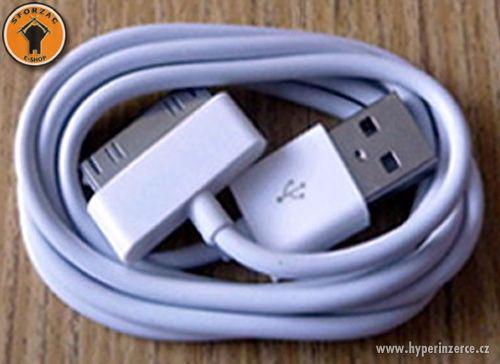 Datový a nabíjecí kabel USB iPhone 4/4S/3G/3GS/2G - foto 1
