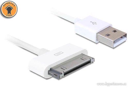 Datový a nabíjecí kabel USB iPhone 4/4S/3G/3GS/2G - foto 3