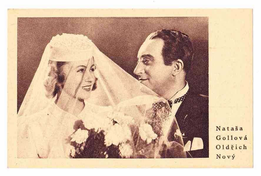 Reklamní pohlednice k filmu Roztomilý člověk, 1941 - foto 1