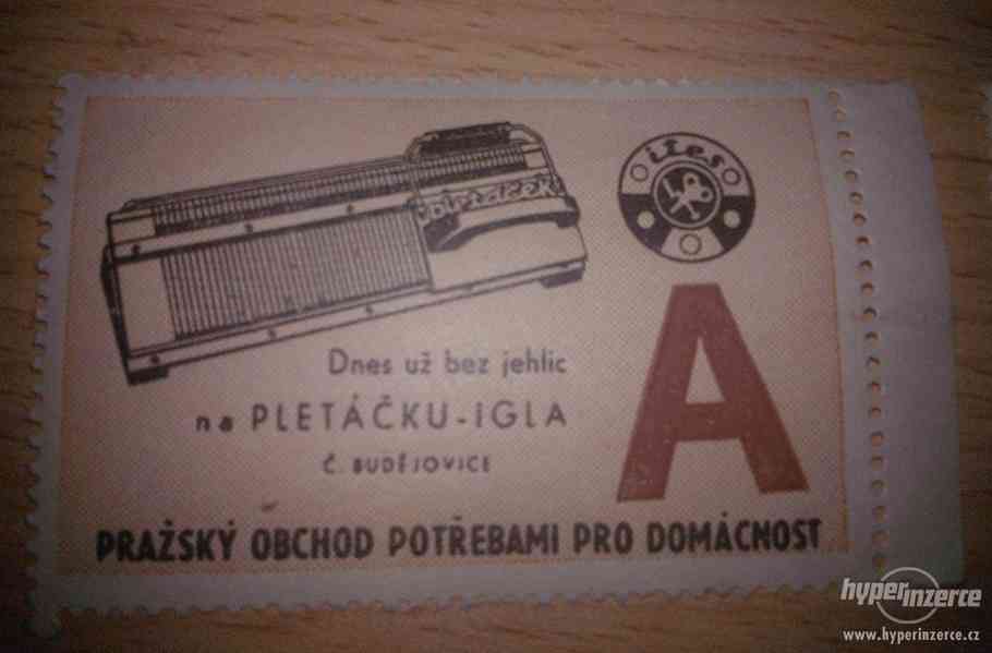 Historické známky - reklamní kupony ITES , TESLA - foto 2
