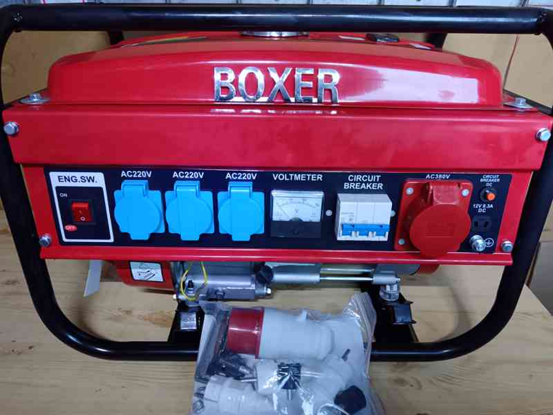 Elektrocentrála Boxer 3,5 kW - Benzínový generátor  - foto 5