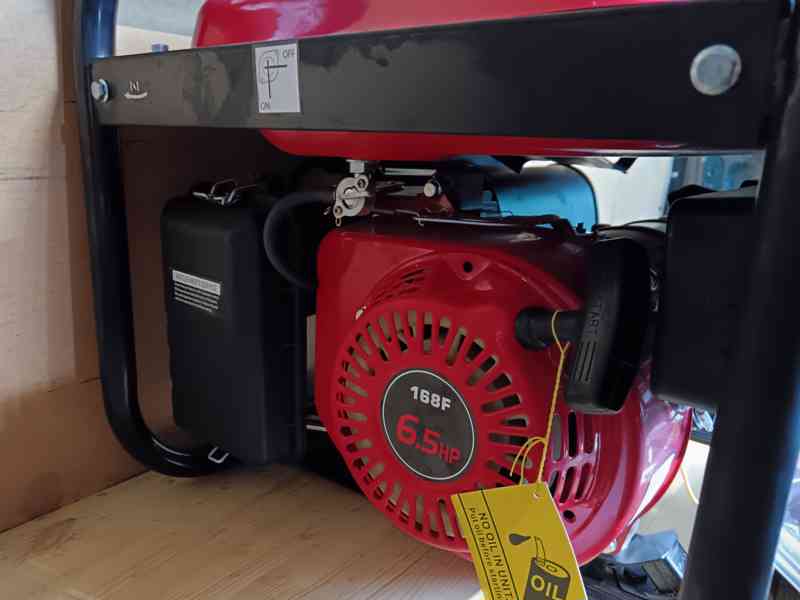 Elektrocentrála Boxer 3,5 kW - Benzínový generátor  - foto 3