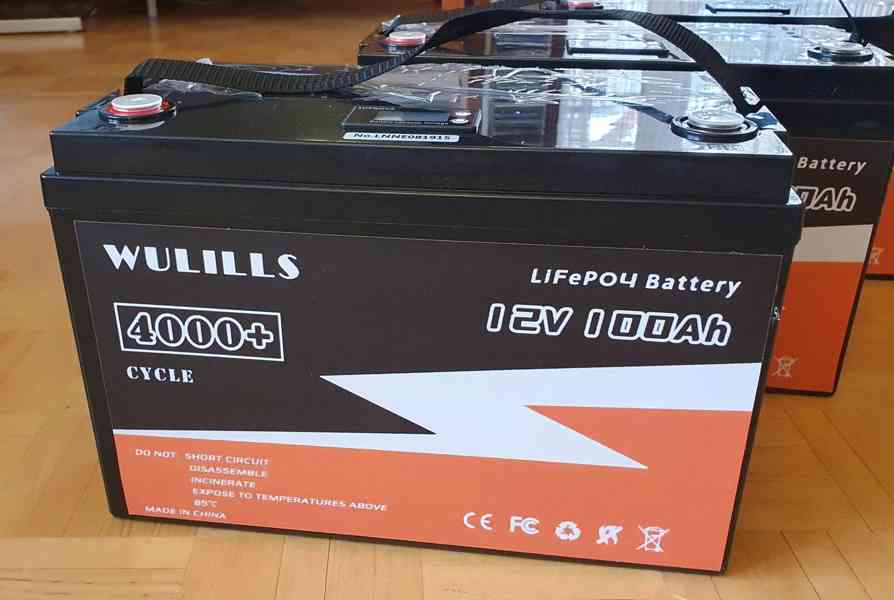 Baterie 12V LiFePO4 - 100Ah, BMS  - foto 2