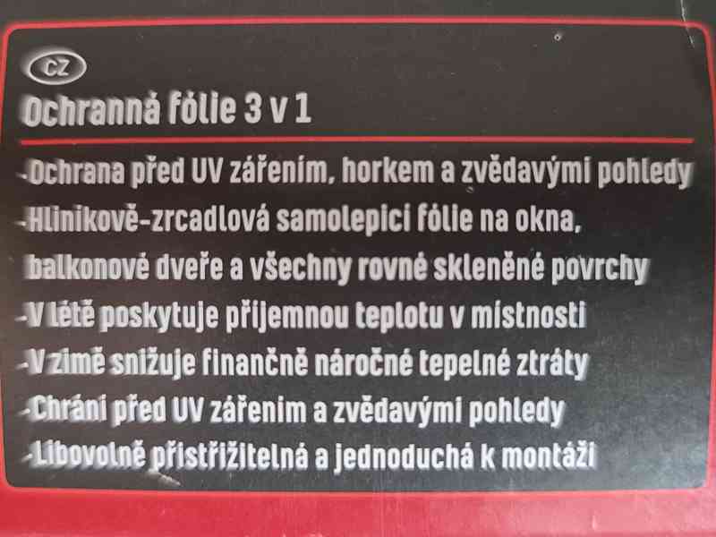 OKENNÍ FÓLIE - foto 2