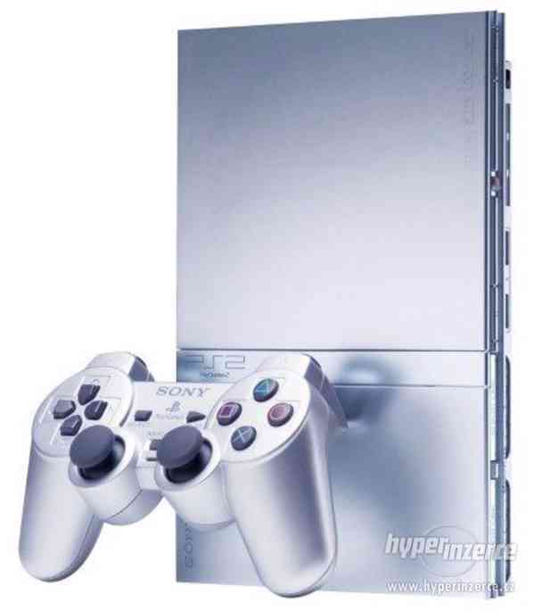 PlayStation 2 SLIM Silver (SCPH 77004) Hra zdarma - foto 1