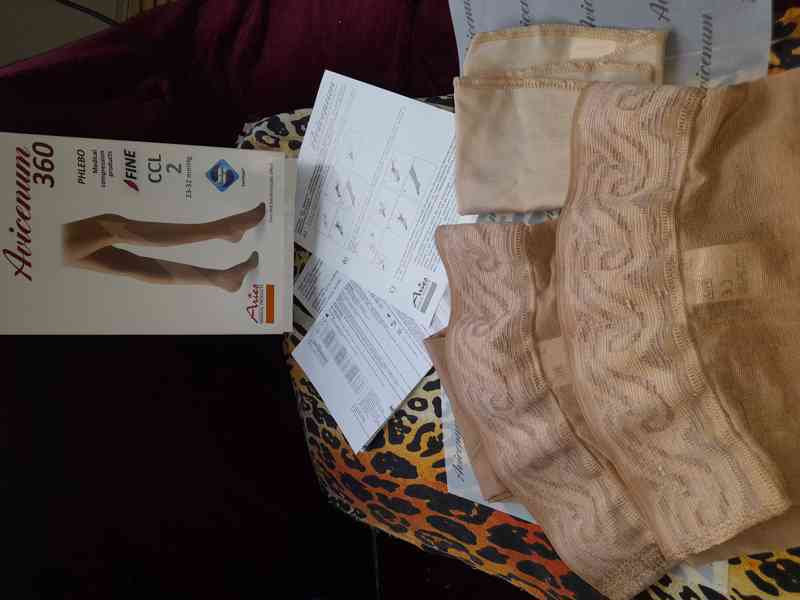 Koprezační stehení punčochy s krajkou vel.X vse  viz fota  - foto 3