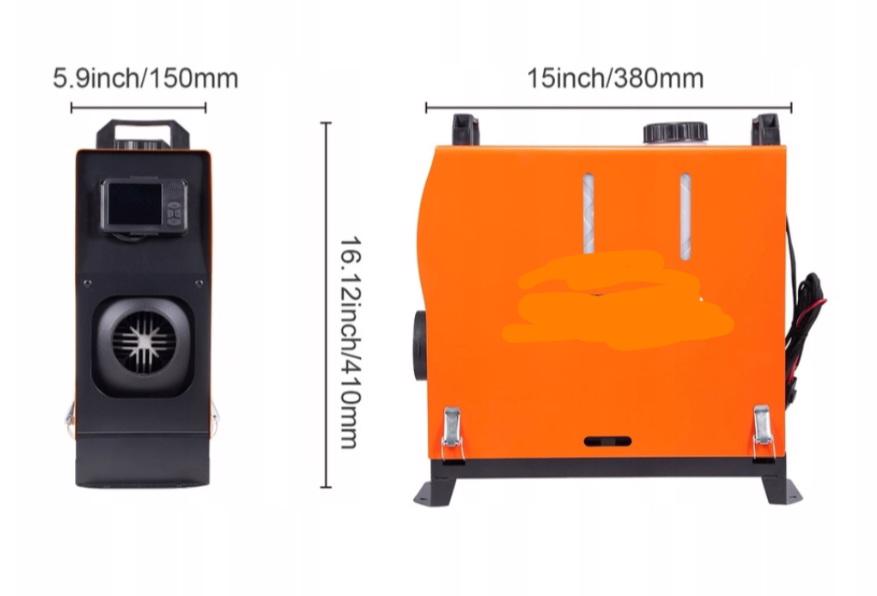 Nezávislé naftové topení 12V/ 8kw + bluetooth - foto 2