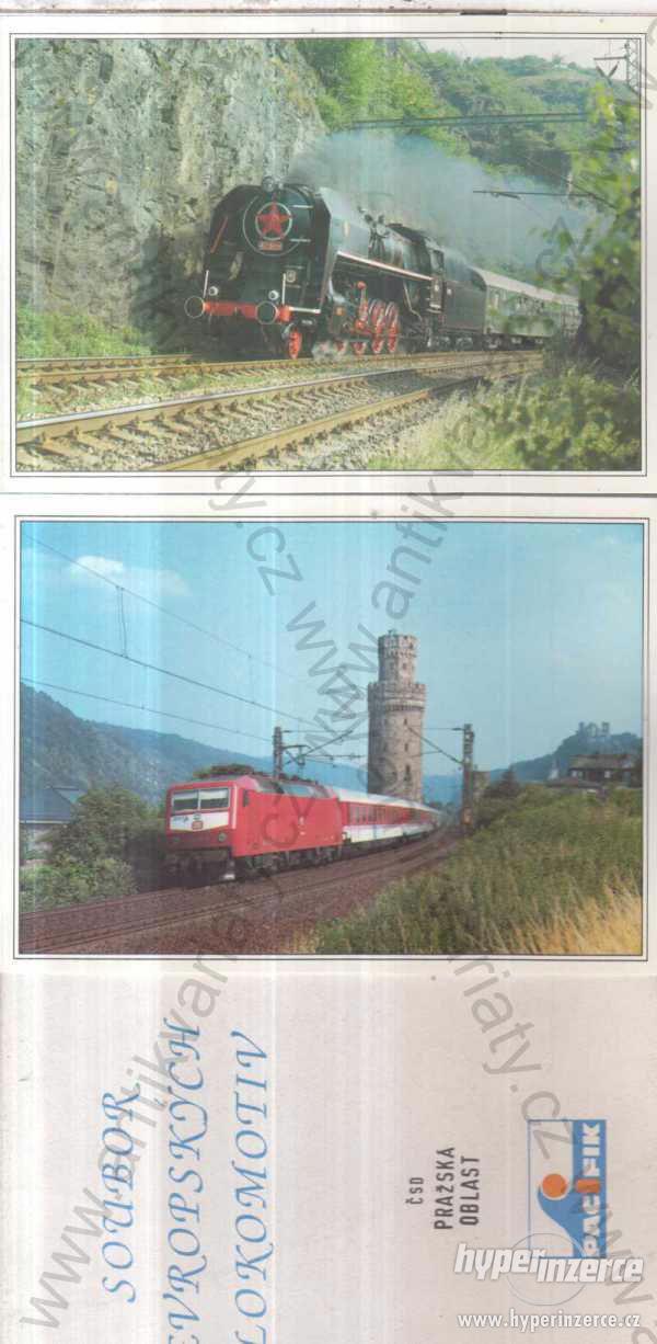 Soubor evropských lokomotiv ČSD pražská oblast - foto 1