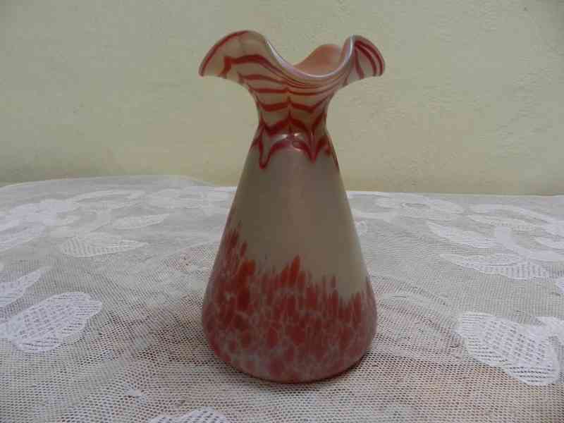 Zajímavá secesní Váza Pallme Konig Košťany u Teplic - foto 3