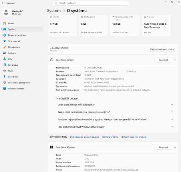 🚀 HERNÍ PC RYZEN 5 3600, 16GB RAM, GTX 1660 EVO, SSD 🚀 - foto 7