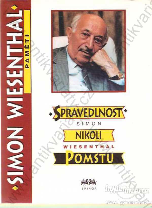 Spravedlnost nikoliv pomstu Simon Wiesenthal 1994 - foto 1