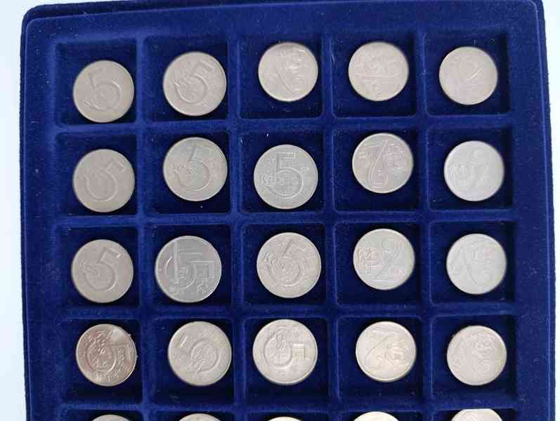 Sbírka mincí Československo + plata na mince konvolut  Kčs - foto 11