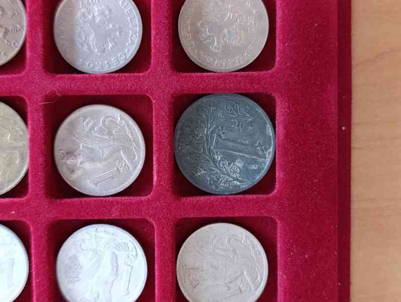 Sbírka mincí Československo + plata na mince konvolut  Kčs - foto 23