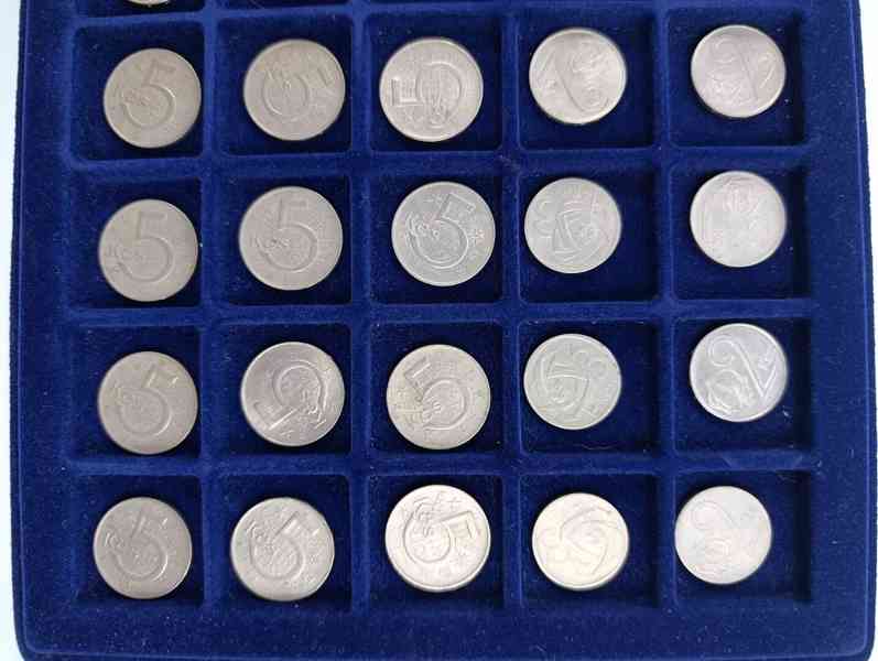 Sbírka mincí Československo + plata na mince konvolut  Kčs - foto 9