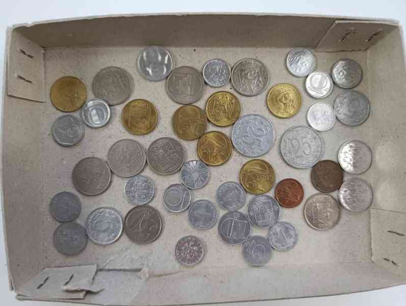Sbírka mincí Československo + plata na mince konvolut  Kčs - foto 8