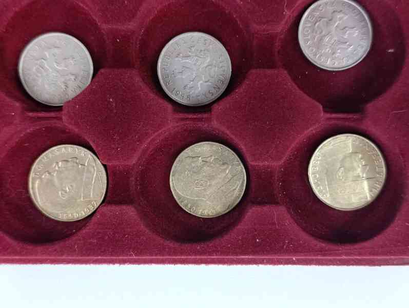 Sbírka mincí Československo + plata na mince konvolut  Kčs - foto 25