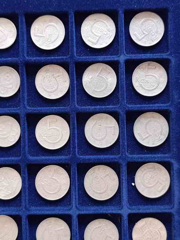 Sbírka mincí Československo + plata na mince konvolut  Kčs - foto 19