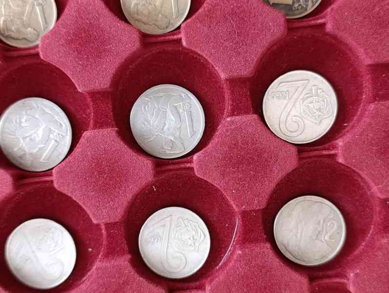 Sbírka mincí Československo + plata na mince konvolut  Kčs - foto 22
