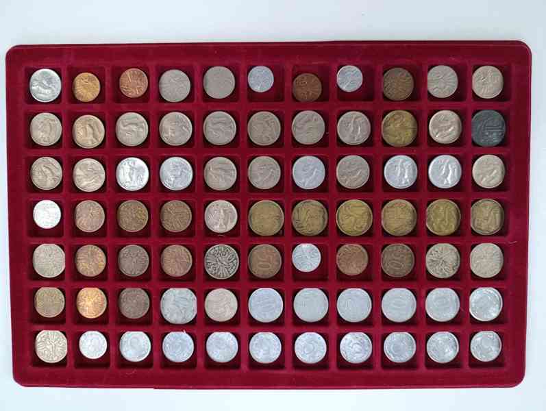 Sbírka mincí Československo + plata na mince konvolut  Kčs - foto 18