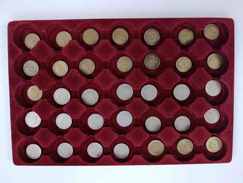 Sbírka mincí Československo + plata na mince konvolut  Kčs - foto 24