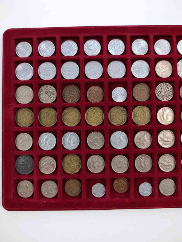 Sbírka mincí Československo + plata na mince konvolut  Kčs - foto 19