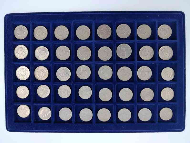 Sbírka mincí Československo + plata na mince konvolut  Kčs - foto 7