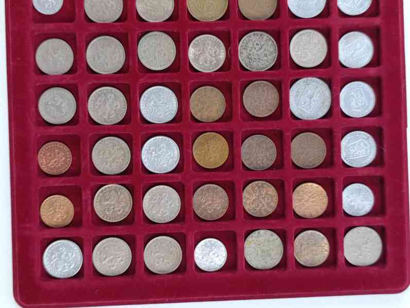 Sbírka mincí Československo + plata na mince konvolut  Kčs - foto 22